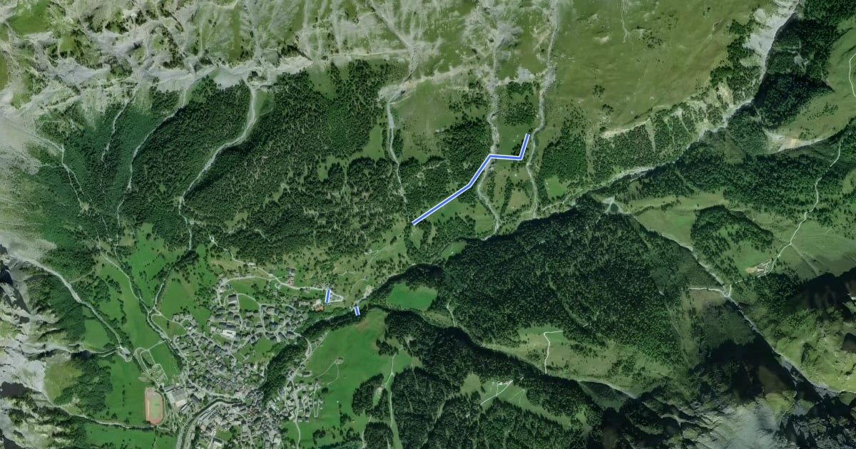 Маршрут Heibad Dortruweid на спутниковом снимке
