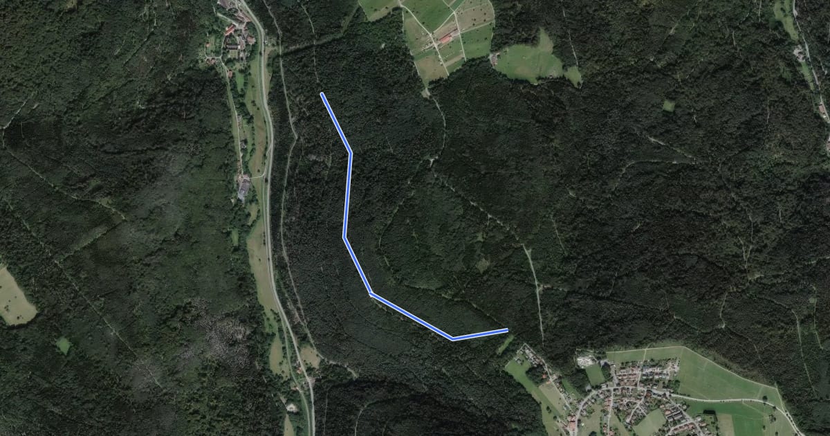 Маршрут Heideberg - Rotensol Am Grenzweg на спутниковом снимке