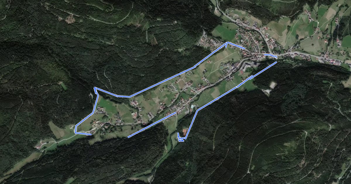 Маршрут Heilklima-Wandern 3 на спутниковом снимке