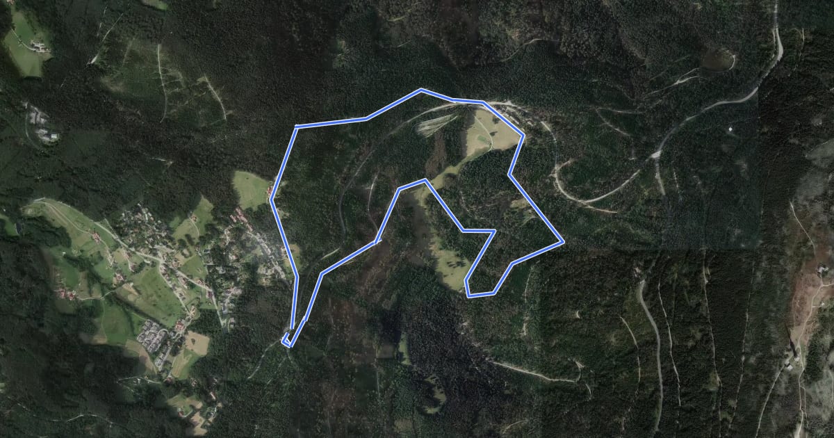 Маршрут Heilklima-Wandern 5 на спутниковом снимке
