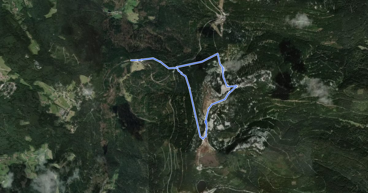 Маршрут Heilklima-Wandern 6 на спутниковом снимке
