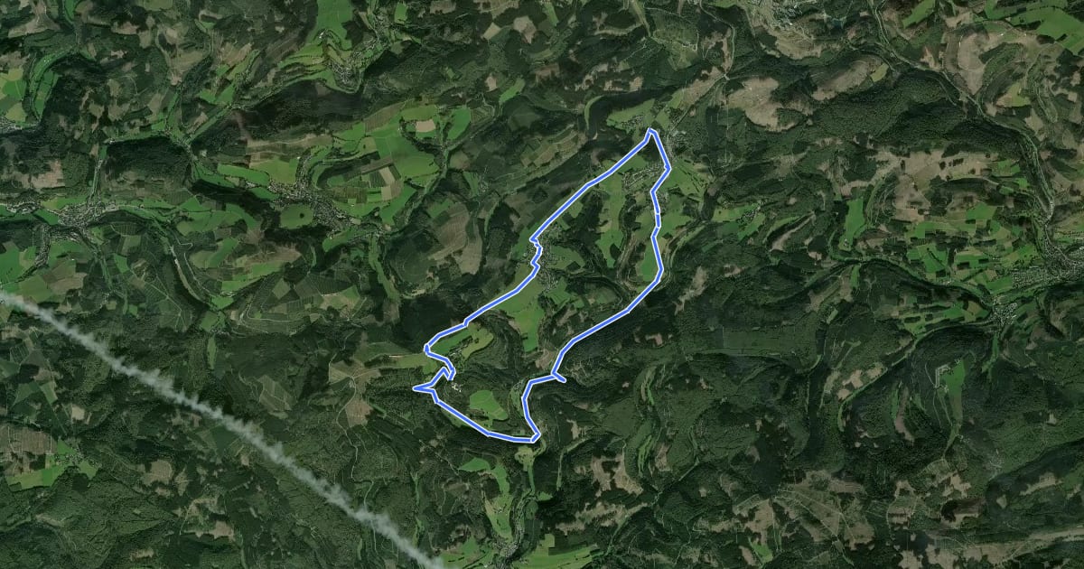 Маршрут Heilklimatour 4 - Höhenluft atmen на спутниковом снимке