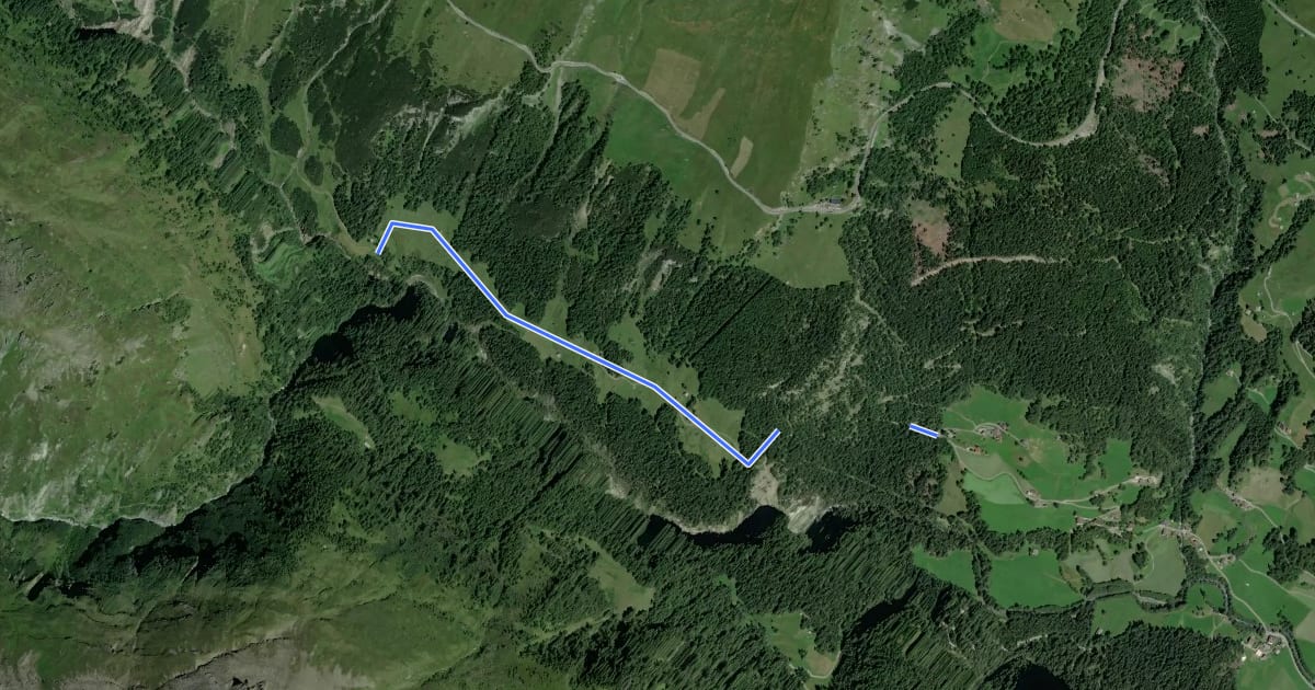 Маршрут Heilwasser Bricciusweg на спутниковом снимке