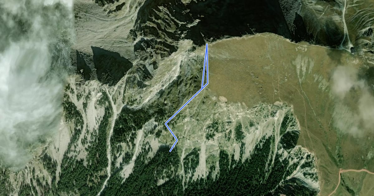 Маршрут Heini Holzer Klettersteig - Ferrata Heini Holzer на спутниковом снимке