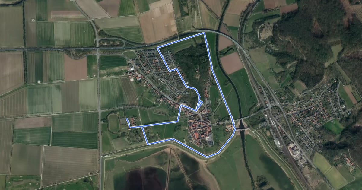 Маршрут Heldenweg на спутниковом снимке