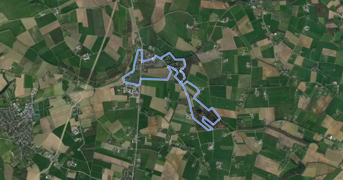 Маршрут Helmichroute 9.4km на спутниковом снимке