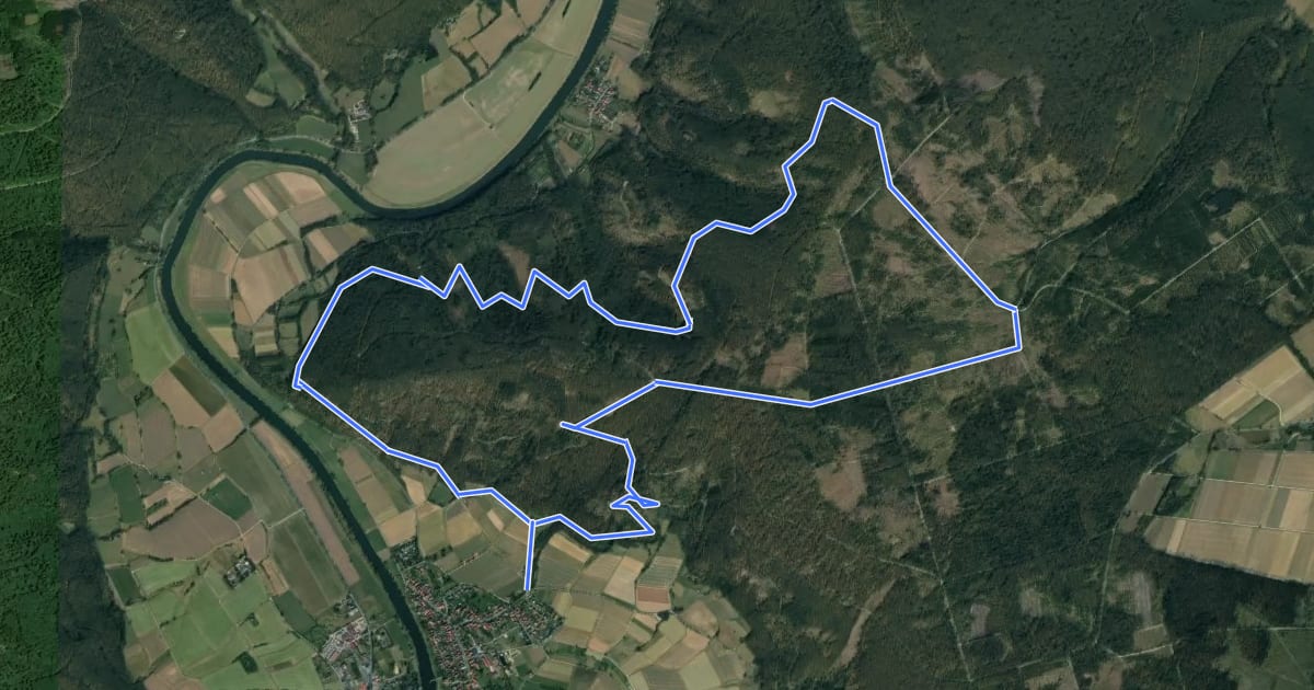 Маршрут Hemeln H3 на спутниковом снимке