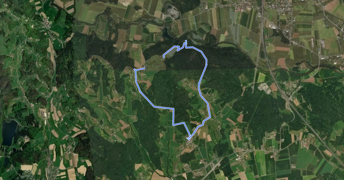 Маршрут Hengist Kulturwanderweg Hengsberg Kainachtal-Runde на спутниковом снимке
