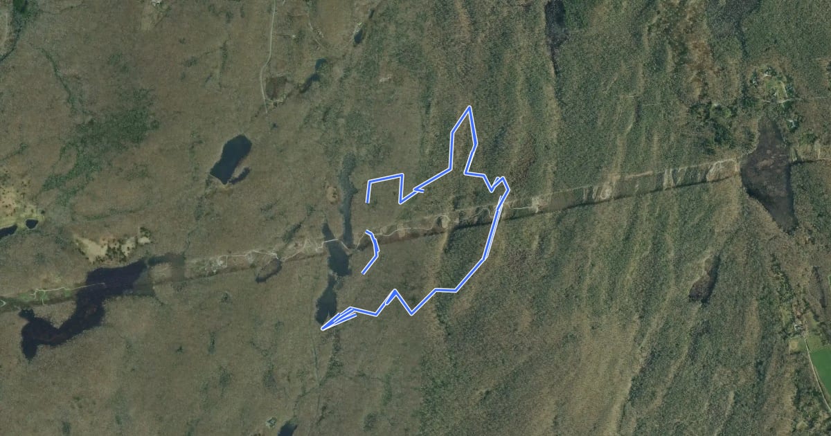 Маршрут Heritage Trail на спутниковом снимке