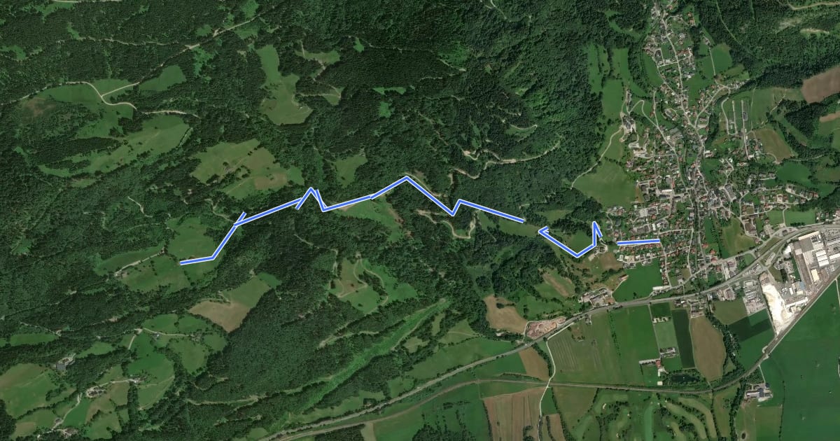 Маршрут Hermann von Wissmann-Weg на спутниковом снимке