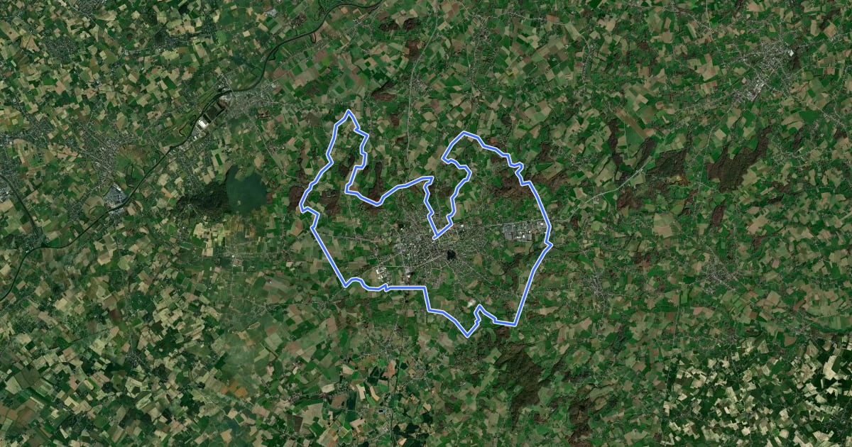 Маршрут Hermesroute на спутниковом снимке