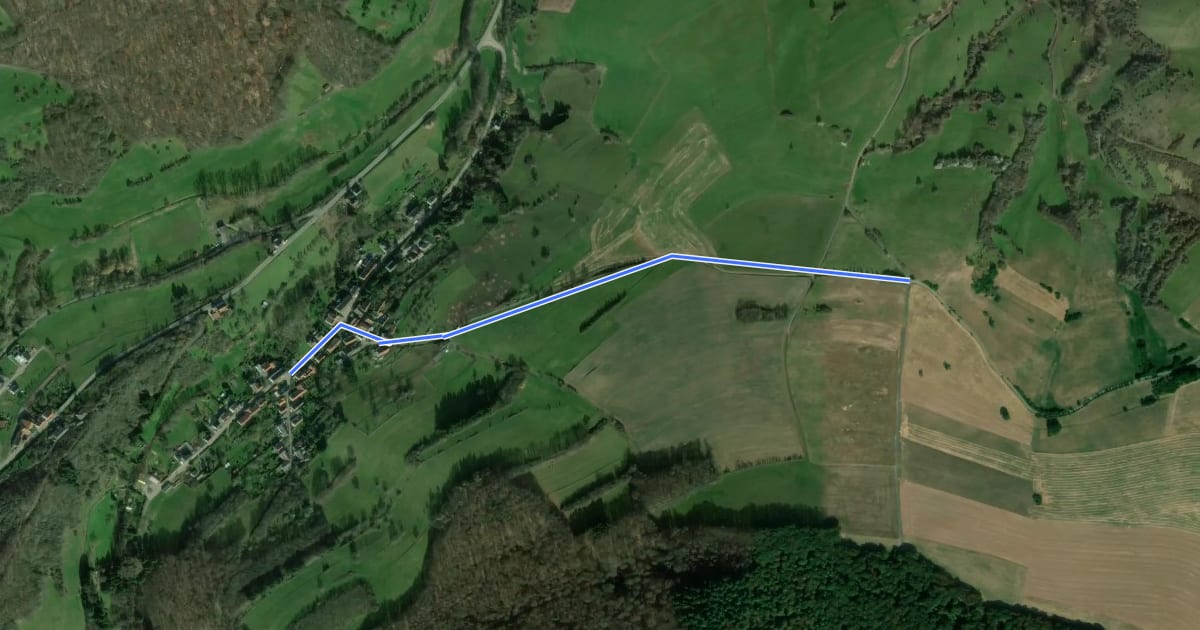 Маршрут Herrmannsberger Wanderrouten 3 на спутниковом снимке