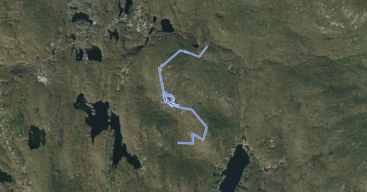 Маршрут Hewitt-Butler Trail на спутниковом снимке