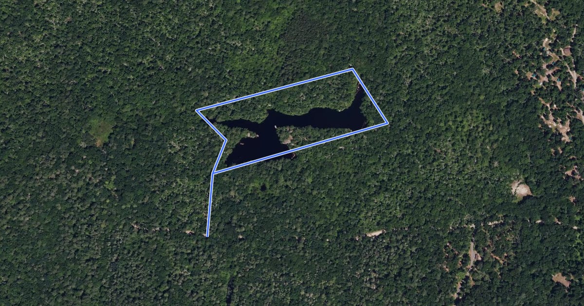 Маршрут Hidden Lake Trail на спутниковом снимке