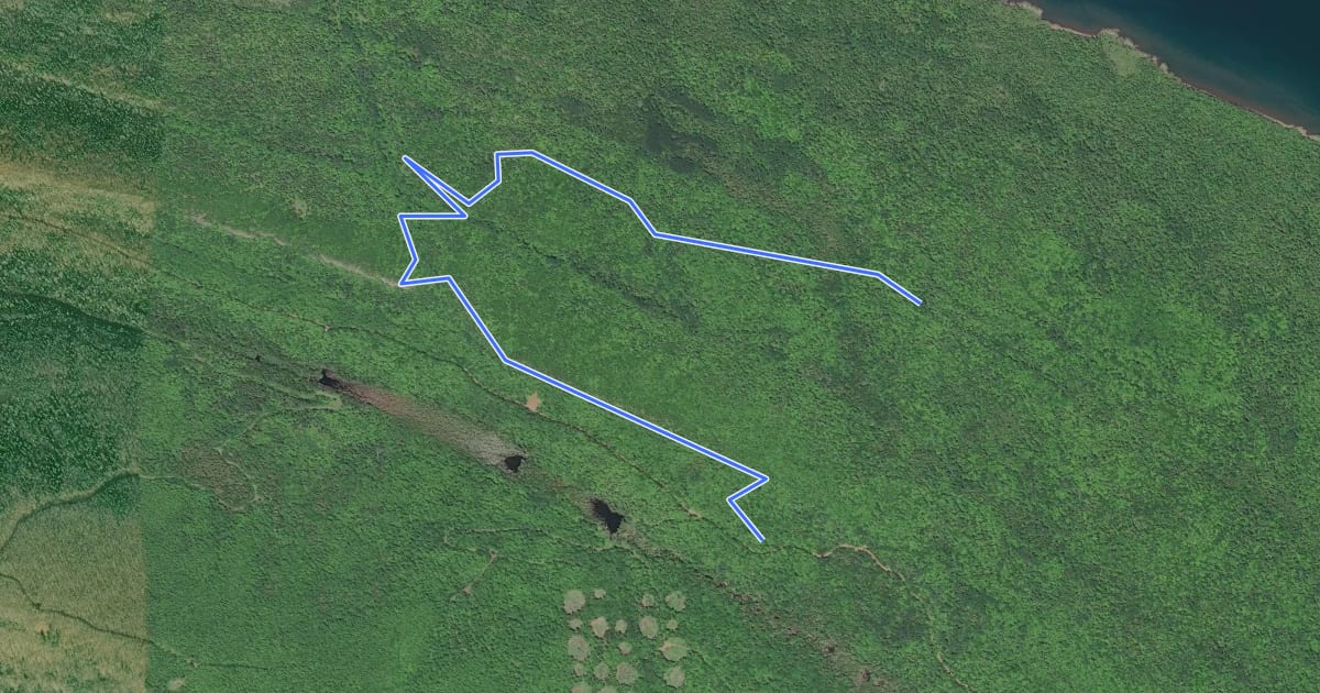 Маршрут Highlands на спутниковом снимке