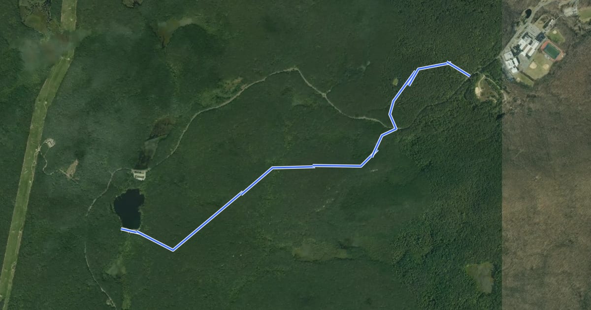 Маршрут Highlands на спутниковом снимке