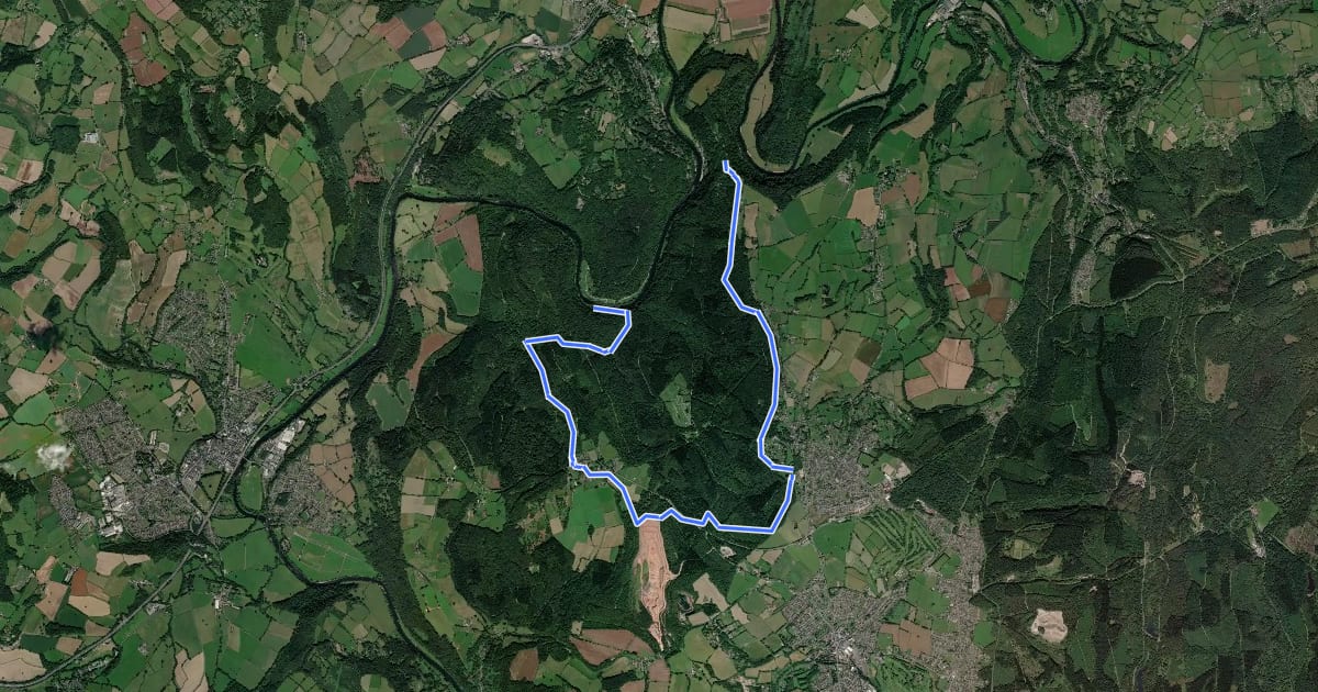 Маршрут Highmeadow Trail на спутниковом снимке