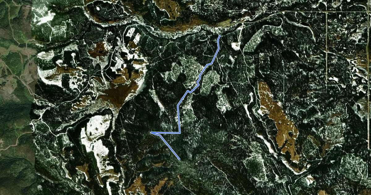 Маршрут Hike: Ranger Summit на спутниковом снимке