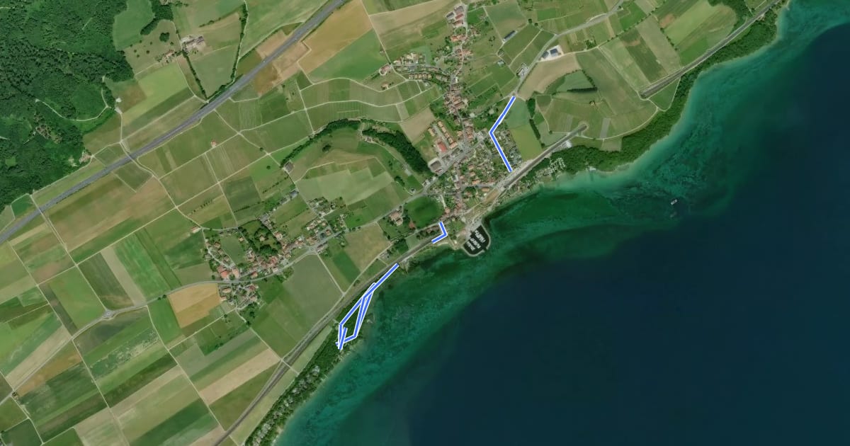Маршрут Hiking trail in need of a better name на спутниковом снимке