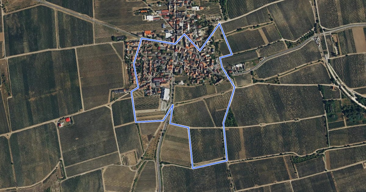 Маршрут Himmelreichweg на спутниковом снимке