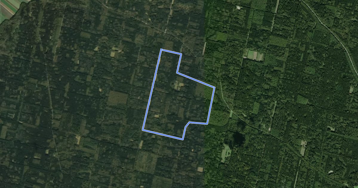 Маршрут Hirschweg (Rundweg) на спутниковом снимке