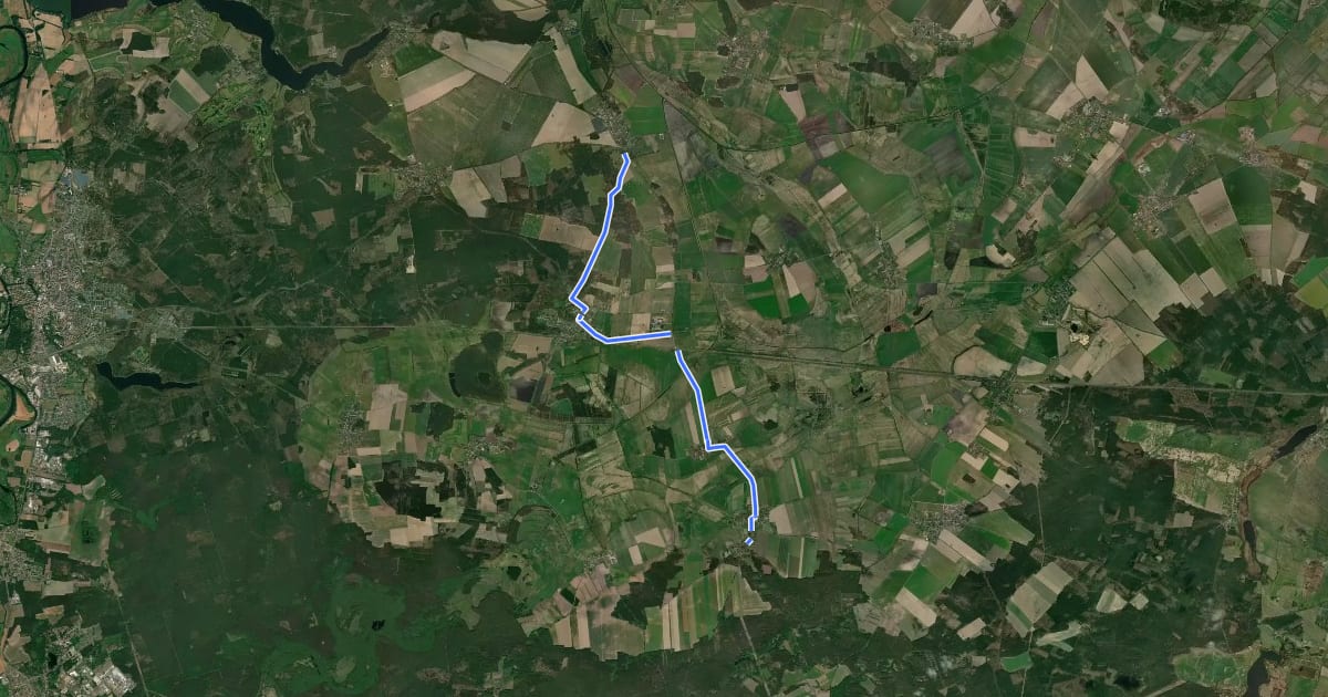 Маршрут Historienwanderweg 1806 на спутниковом снимке