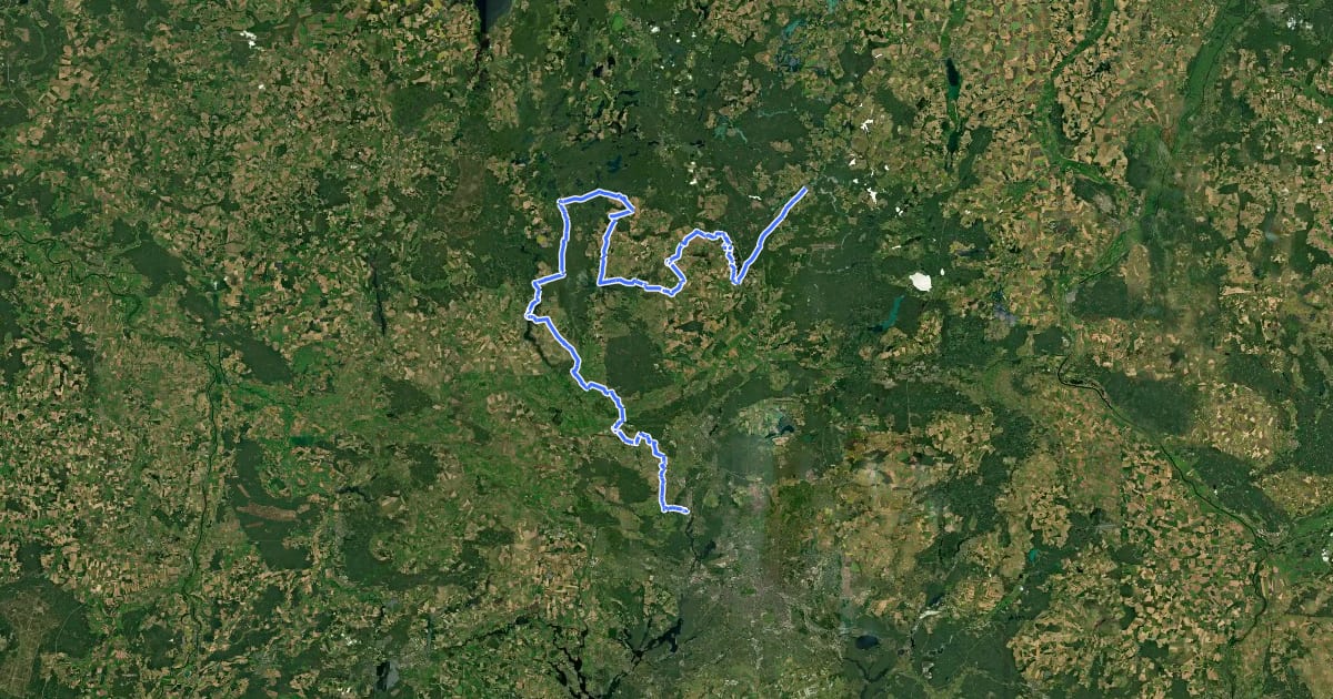 Маршрут Historische Stadtkerne Route 1 [Teil 1] на спутниковом снимке
