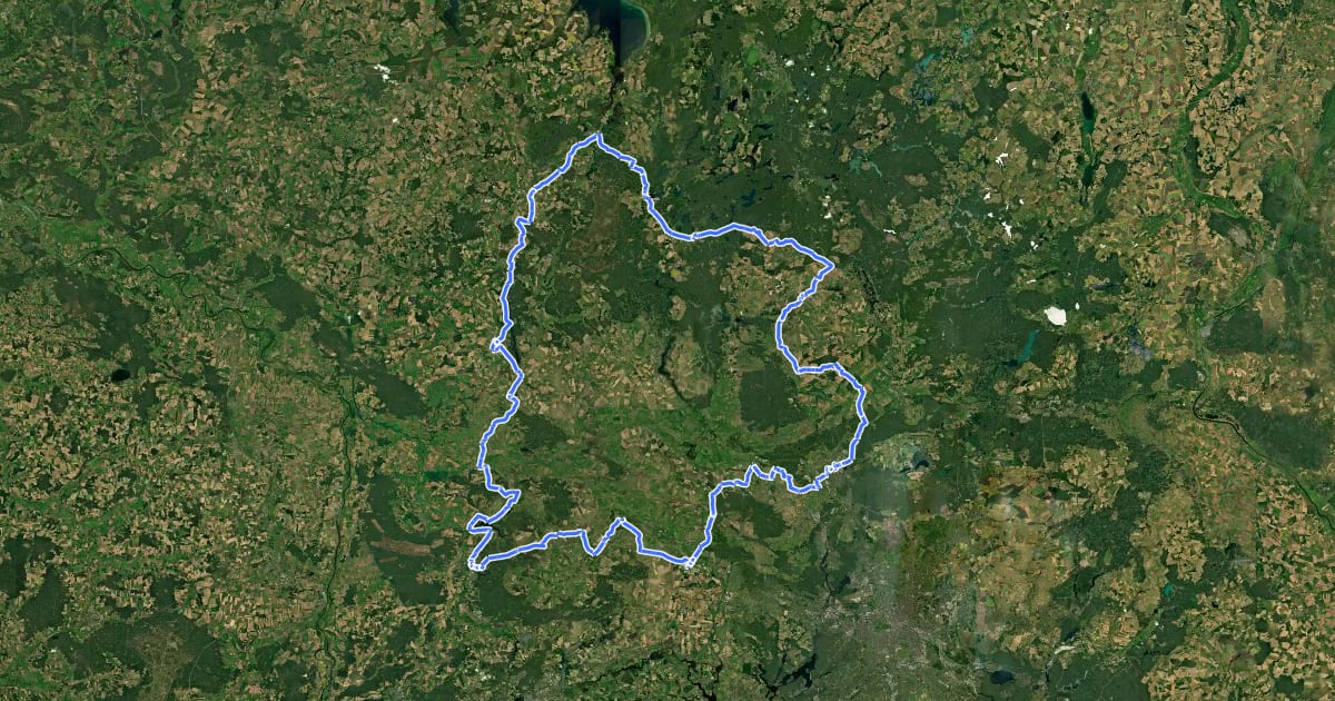 Маршрут Historische Stadtkerne Route 2 на спутниковом снимке