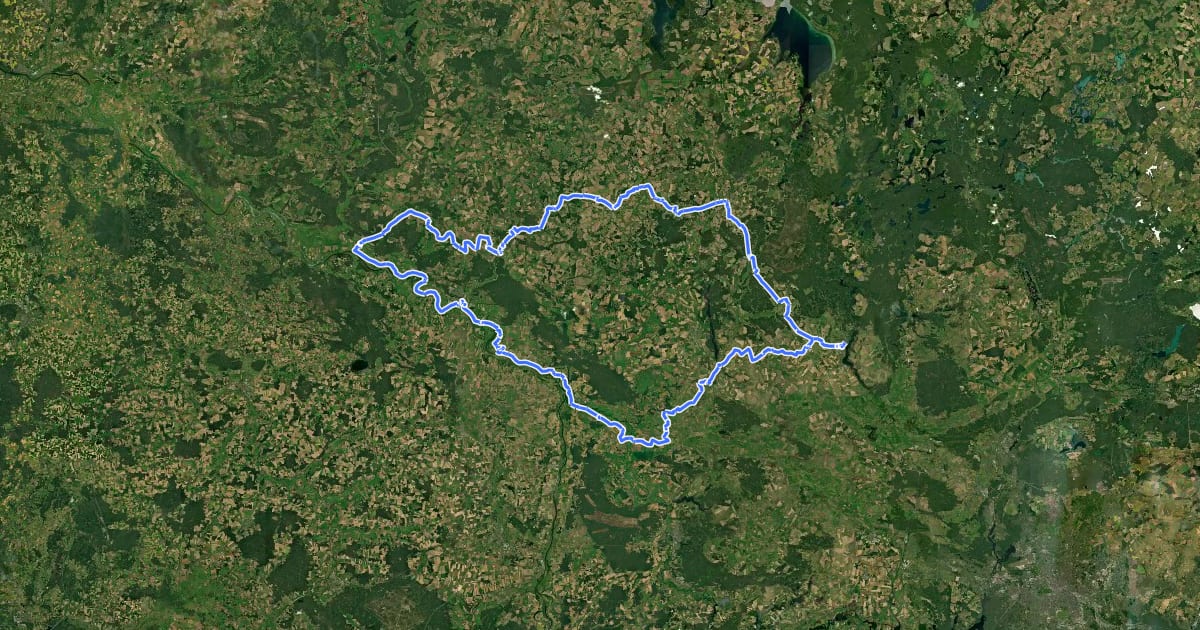 Маршрут Historische Stadtkerne Route 3 на спутниковом снимке