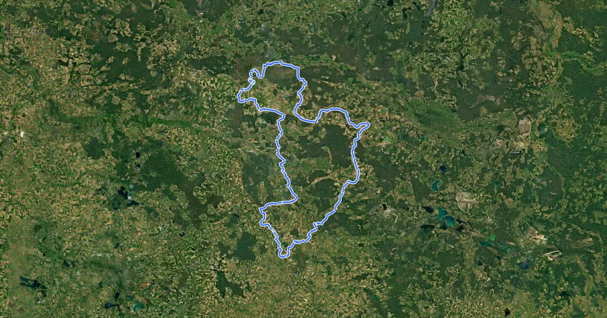 Маршрут Historische Stadtkerne Route 5 на спутниковом снимке