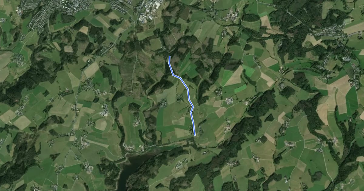 Маршрут Historischer Rundwanderweg A4 Egen на спутниковом снимке