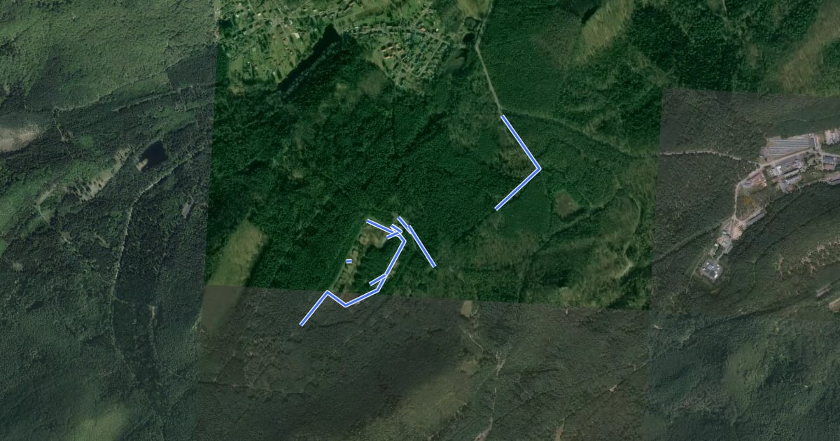 Маршрут Historischer Rundweg durch die Area 1 на спутниковом снимке