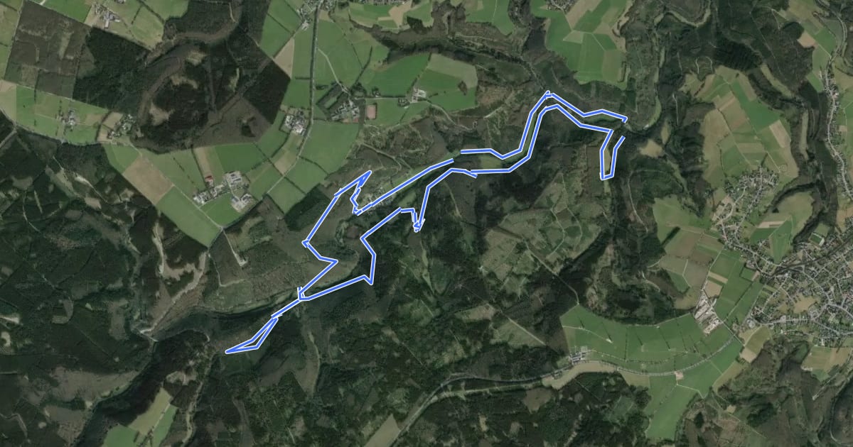 Маршрут Historischer Wanderweg на спутниковом снимке