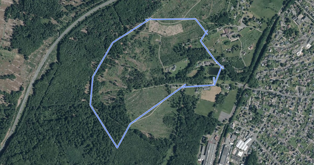 Маршрут Ho1 Örtlicher Rundwanderweg на спутниковом снимке