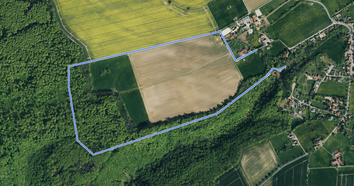 Маршрут HO3 - Iberg-Route на спутниковом снимке