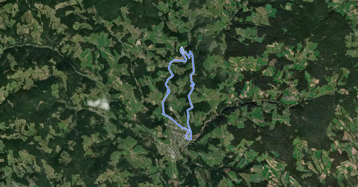 Маршрут Hoamatweg на спутниковом снимке