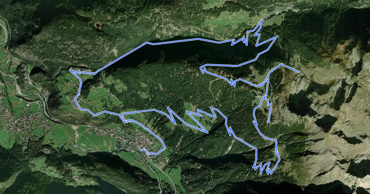 Маршрут Hochoetz Panorama Tour на спутниковом снимке