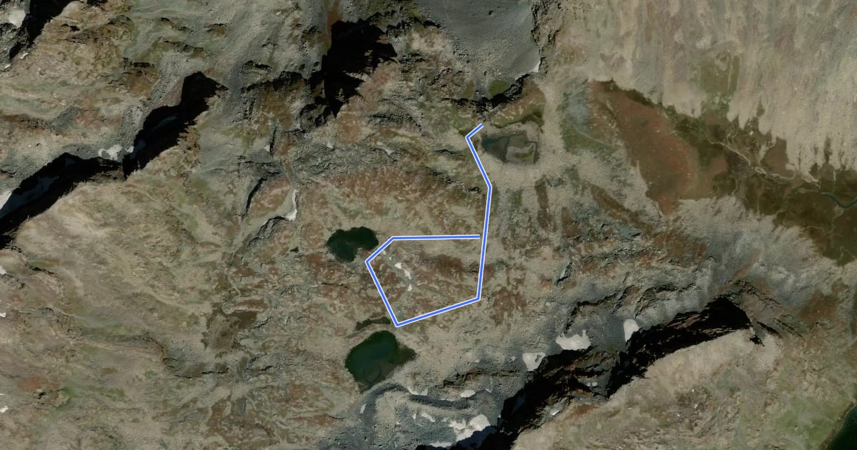 Маршрут Hoksar lake @zeeshan на спутниковом снимке