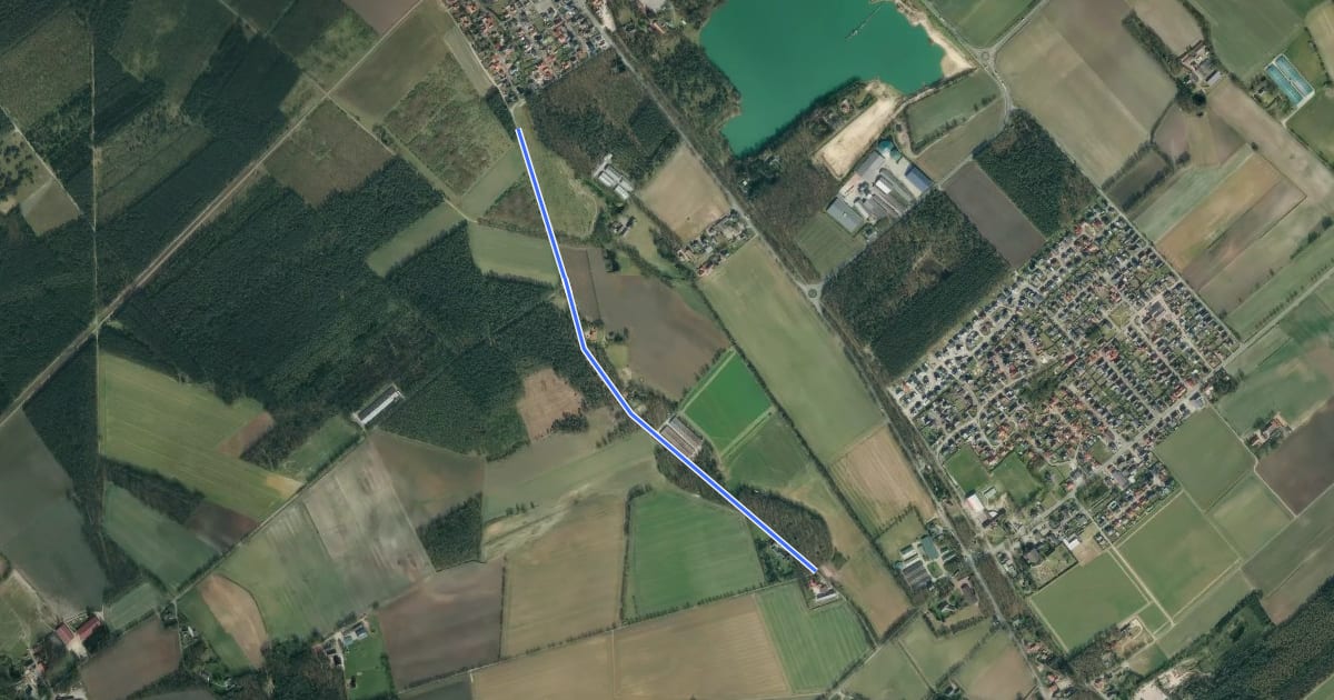 Маршрут Holdorf (27) - Holdorf (39) на спутниковом снимке