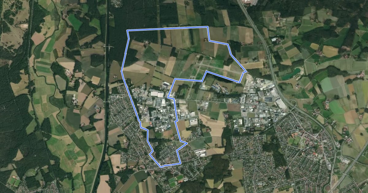 Маршрут Hollager Rundwanderweg Nr.3 на спутниковом снимке