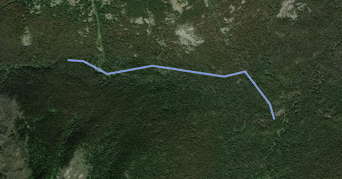 Маршрут Holman Creek Trail на спутниковом снимке