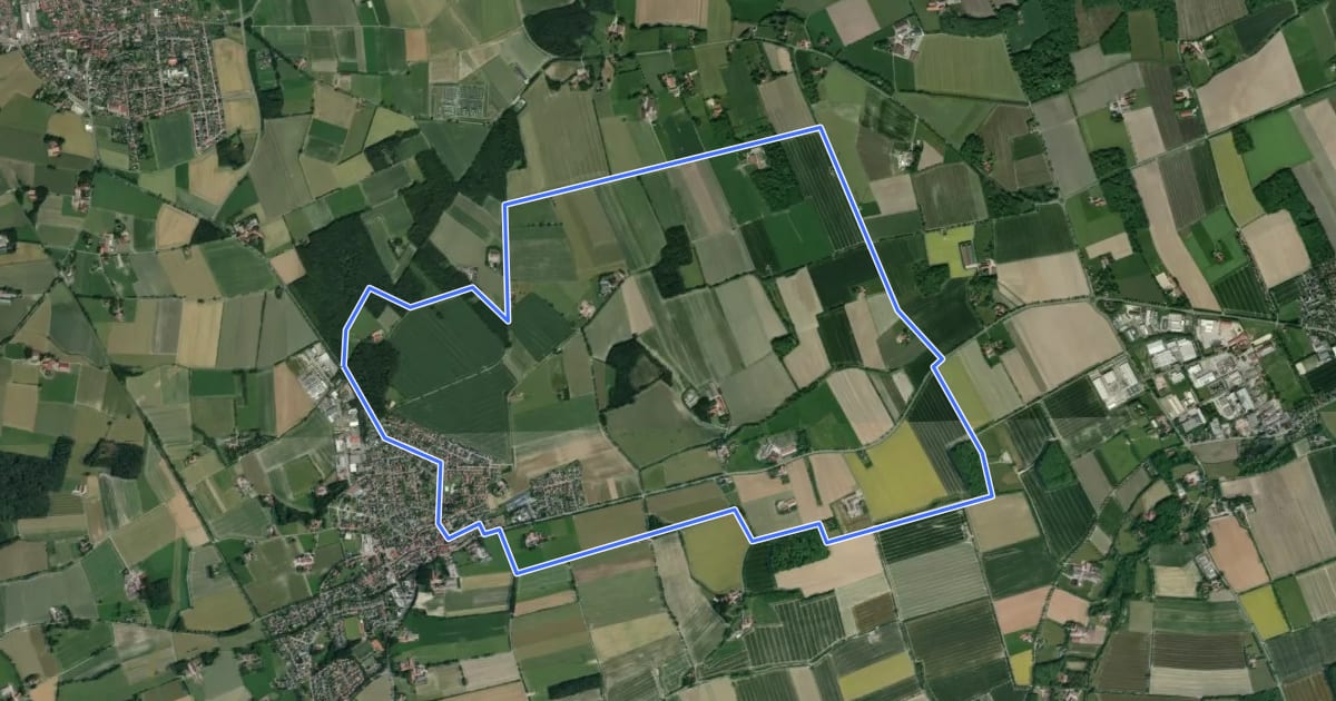 Маршрут Holtwick Rundweg H2 на спутниковом снимке