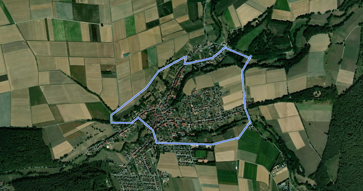 Маршрут Hombressen, Rundweg 1 на спутниковом снимке