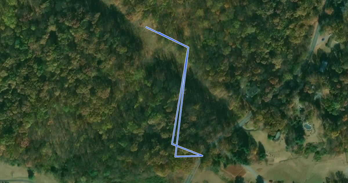 Маршрут Homestead Trail на спутниковом снимке