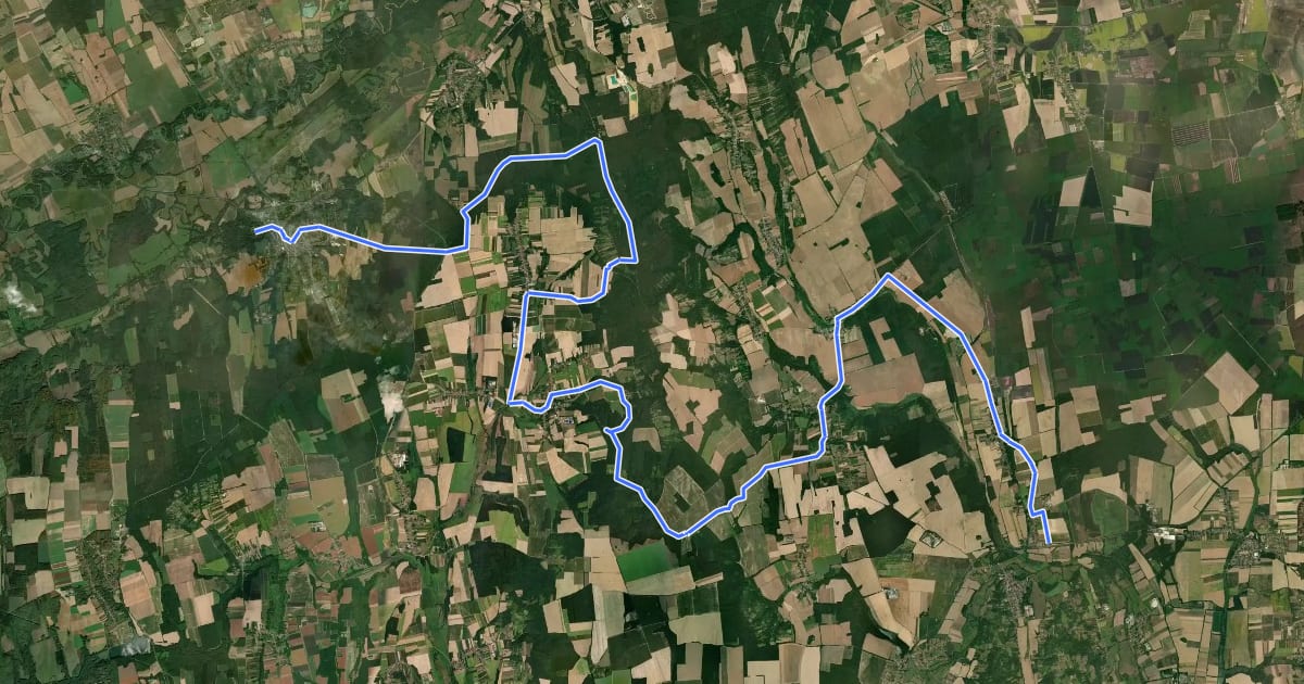 Маршрут Horizont kerékpáros útvonal (25. Batyk–Vasvár) на спутниковом снимке