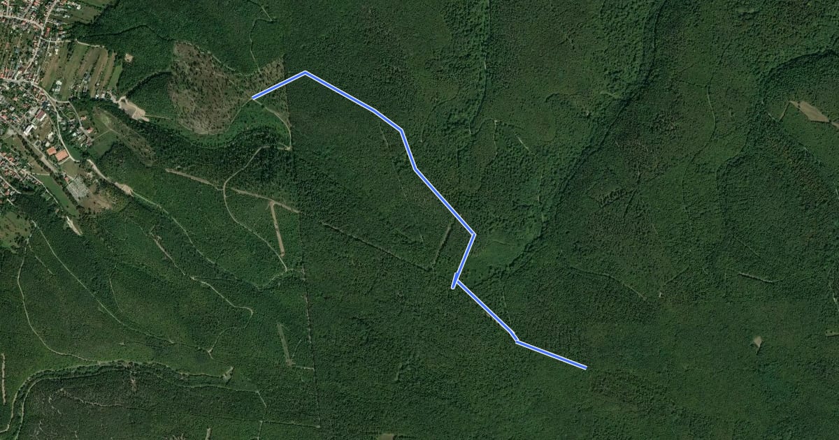 Маршрут Hornstein - Sonnenberg - Beim Juden на спутниковом снимке