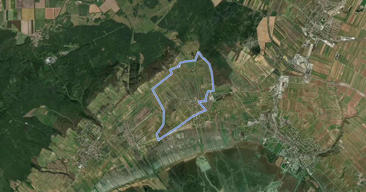 Маршрут Hottersteinweg (Jois) на спутниковом снимке