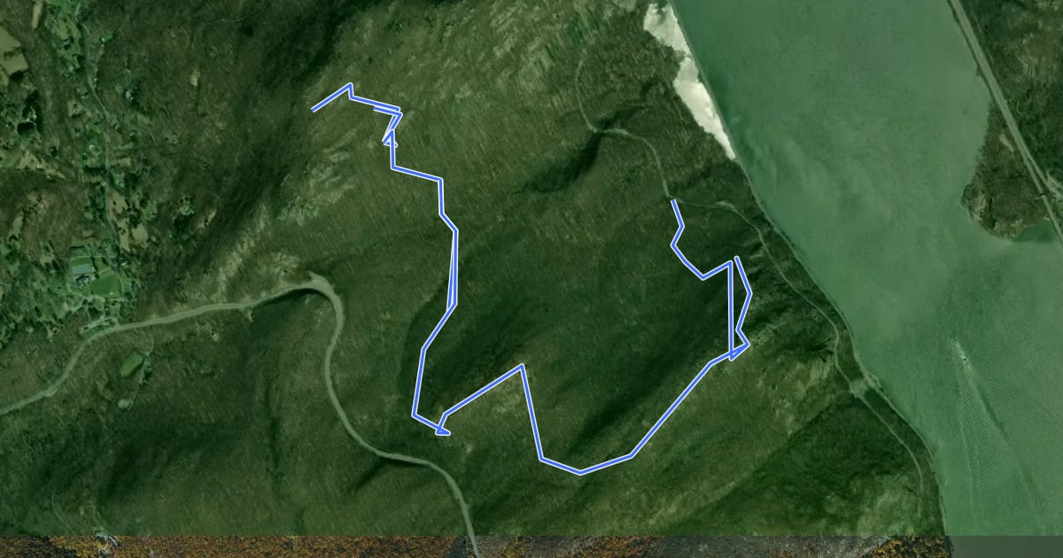 Маршрут Howell Trail на спутниковом снимке