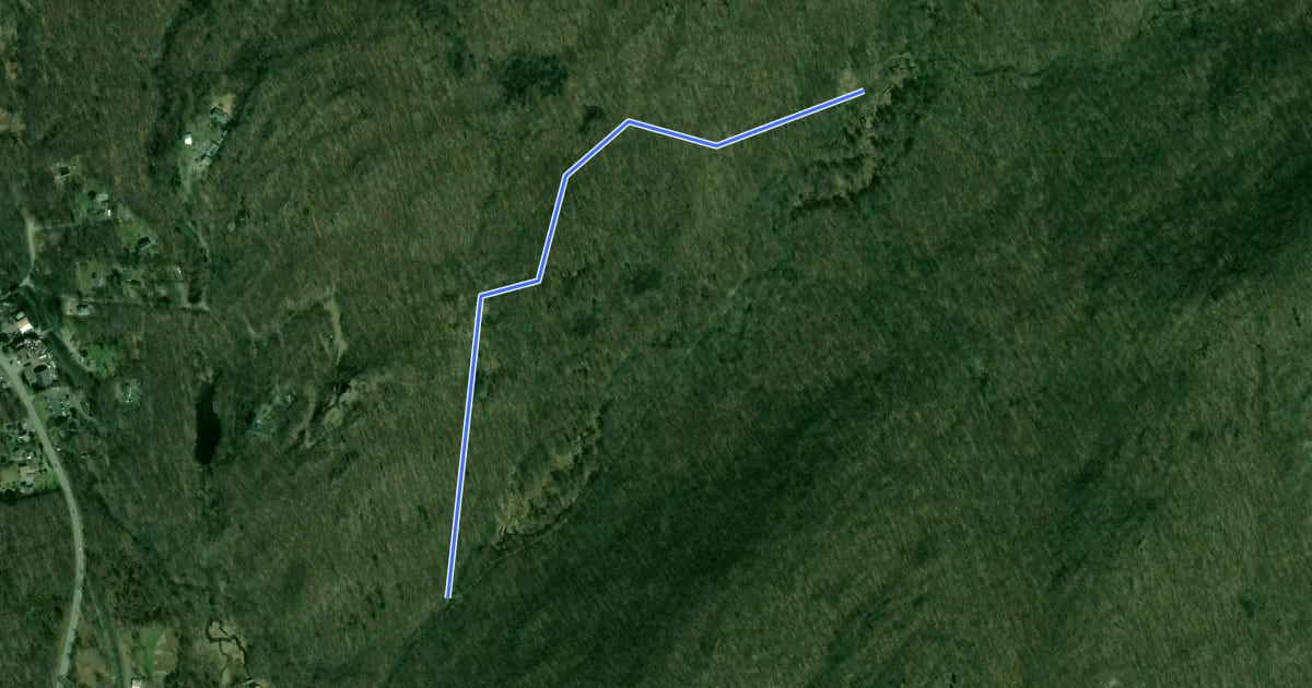 Маршрут Hubbard Loop на спутниковом снимке