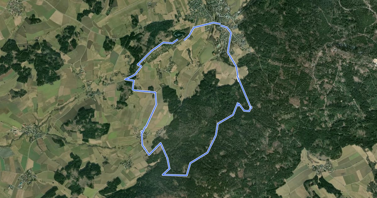 Маршрут Humboldtweg на спутниковом снимке
